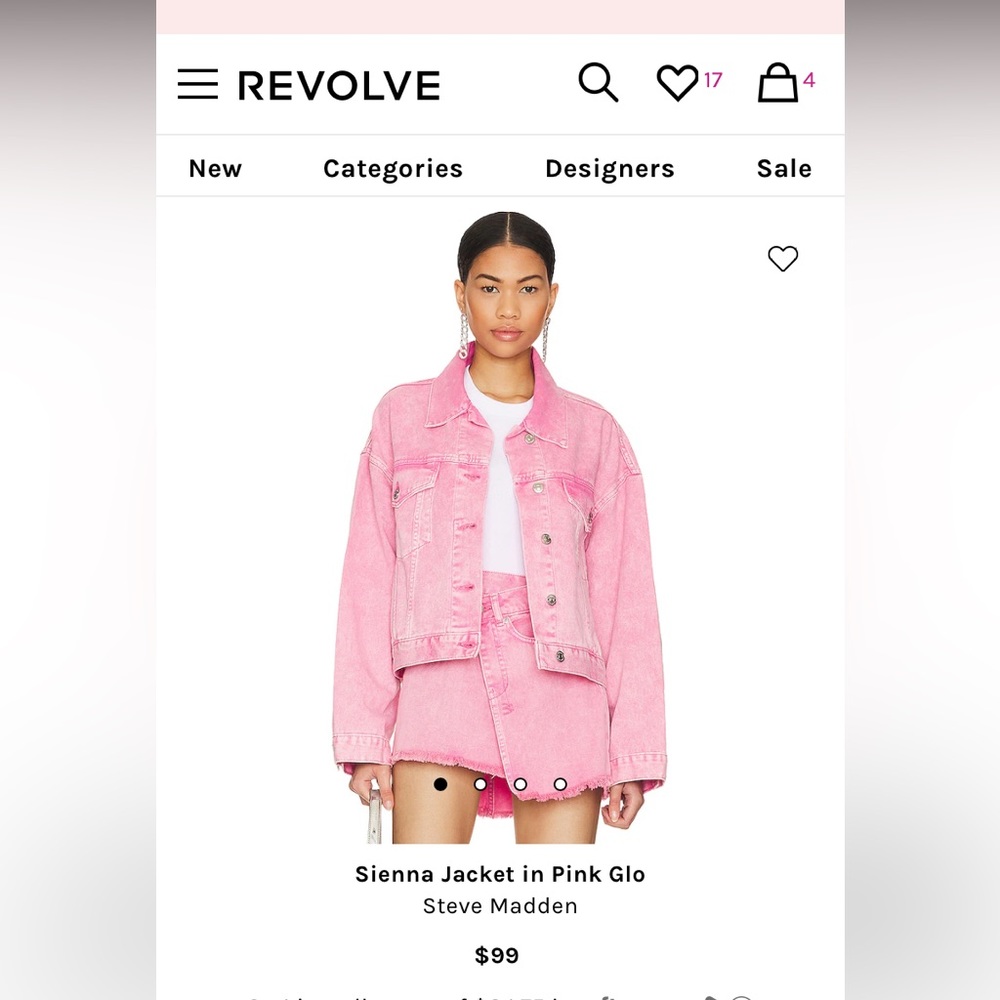 NWT Steve Madden denim jacket